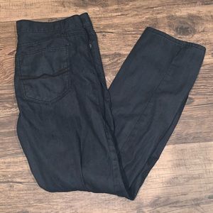 Black Straight-Fit Alfani Jeans
